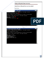 Offline Backup Restore With Point Base Recovery Method