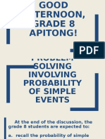 Problem Solving Involving Probability of Simple Events