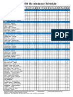 VW 1999 Maintenance Schedual