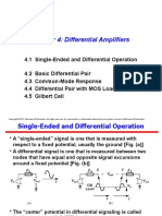 Chapter 4: Differential Amplifiers