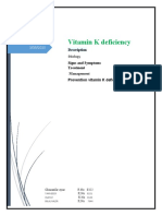 Vitamin K Deficiency