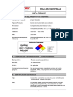 MSDS Limpia Radiador