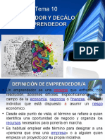 Emprendedor y Decalogo 10