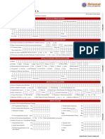 Claim Form - Part A: To Be Filled in by The Insured