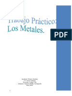 Trabajo Práctico Los Metales