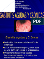 2) Gastritis Agudas y Cronicas