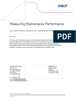 SKF - Measuring Maintenance Performance