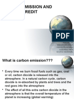 Carbon Emission and Carbon Credit: Presented by