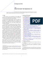 Preparation of Stress-Corrosion Test Specimens For Weldments