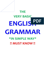 The Very Basic English Grammar