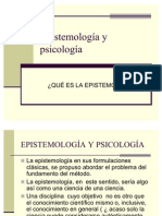 Epistemología y Psicología