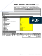 Marelli Motori Asia SDN BHD: Technical Specifications