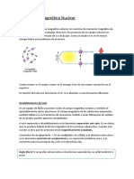 Resonancia Magnética Nuclear: Desdoblamiento Del Spin