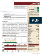 Sanofi Sa: Analyst's Notes