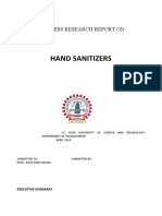 Hand Sanitizers: Business Research Report On