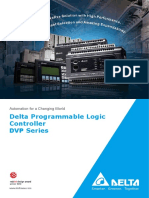 Delta Programmable Logic Controller DVP Series: Automation For A Changing World