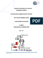Cuestionario de Secado 