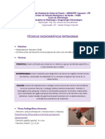 Aula 4 e 5 - Tecnicas Radiograficas Intraorais PDF