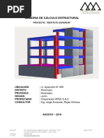 Memoria de Calculo Estructural