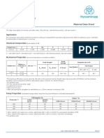 Thyssenkrupp Materials (UK) LTD Stainless Steel 1.4878: Material Data Sheet