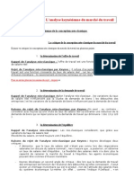 Fiche 4 Du Chapitre Marché Du Travail - L'analyse Keynésienne Du Marché Du Travail