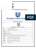 Introduction To Hul: Hindustan Unilever Limited