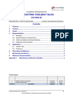 CS-OHS-30 - Conducting Toolbox Talks (02 11) - CS Energy Registered