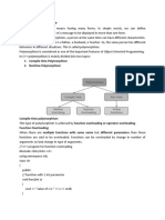 Compile Time Polymorphism in C++