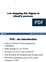 TCS Mapping Six Sigma in Client's Process