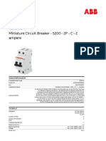 Miniature Circuit Breaker - S200 - 2P - C - 2 Ampere: Product-Details