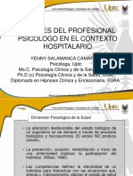 Aportes Del Psicólogo en El Ámbito Hospitalario PDF