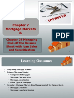 Mortgage Markets &: Chapter 24 Managing Risk Off The Balance Sheet With Loan Sales and Securitization