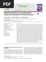 Methanol Production by CO Hydrogenation: Analysis and Simulation of Reactor Performance