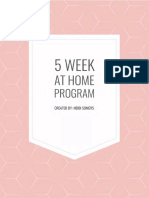 5 Week at Home Program PDF