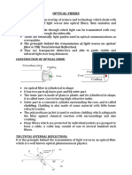 Optical Fibers: Fiber Is TIR (Total Internal Reflection)