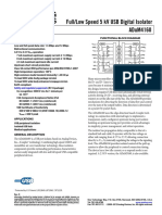 Full/Low Speed 5 KV Usb Digital Isolator Adum4160: Data Sheet