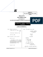 Brilliant'S Progressive Test: All India Engineering Entrance Examination, 2011