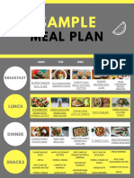 Sample Meal Plan