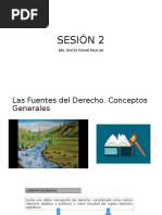 SESION 2 - Las Fuentes Del Derecho. Conceptos Generales