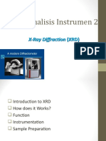 Kimia Analisis Instrumen 2: X-Ray Diffraction