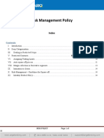 Risk Management Policy Broking