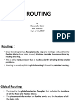 Routing: by Manjunatha Naik V Asst. Professor Dept. of ECE, RNSIT