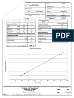 Triaxial Permeability Test: Specimen Details Saturation Details