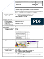 Demonstration Lesson Plan For Grade 9 Maintenance and Repair