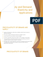 Supply and Demand: Elasticity and Applications