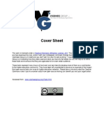 Cover Sheet: Creative Commons Attribution License, v3.0 Email