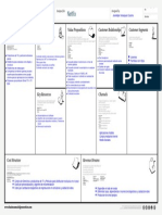 Business Model Canvas Poster Netflix