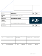 14 Turbopumps Stations: Lp-Doc-040-01 A01 Lifting Plan For Lifting Pipes