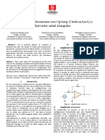 Aplicaciones Con OpAmp y Derivado de Señal Triangular