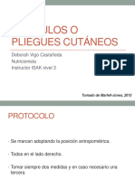 Panículos o Pliegues Cutáneos